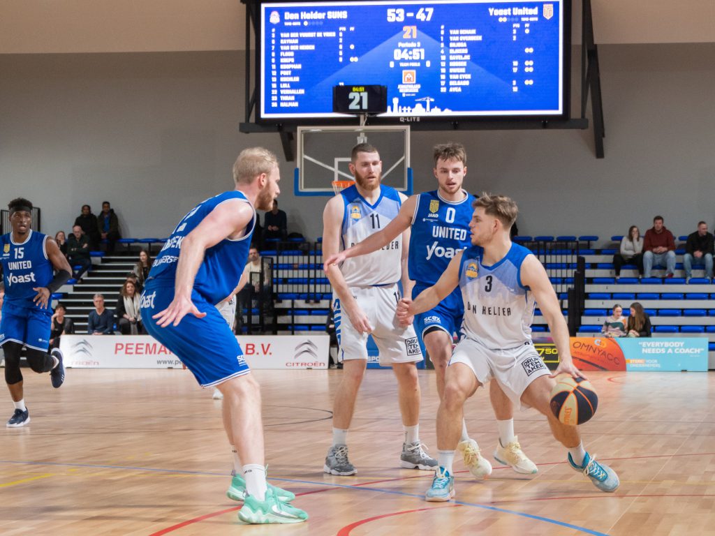 Digitaal scorebord voor basketbal