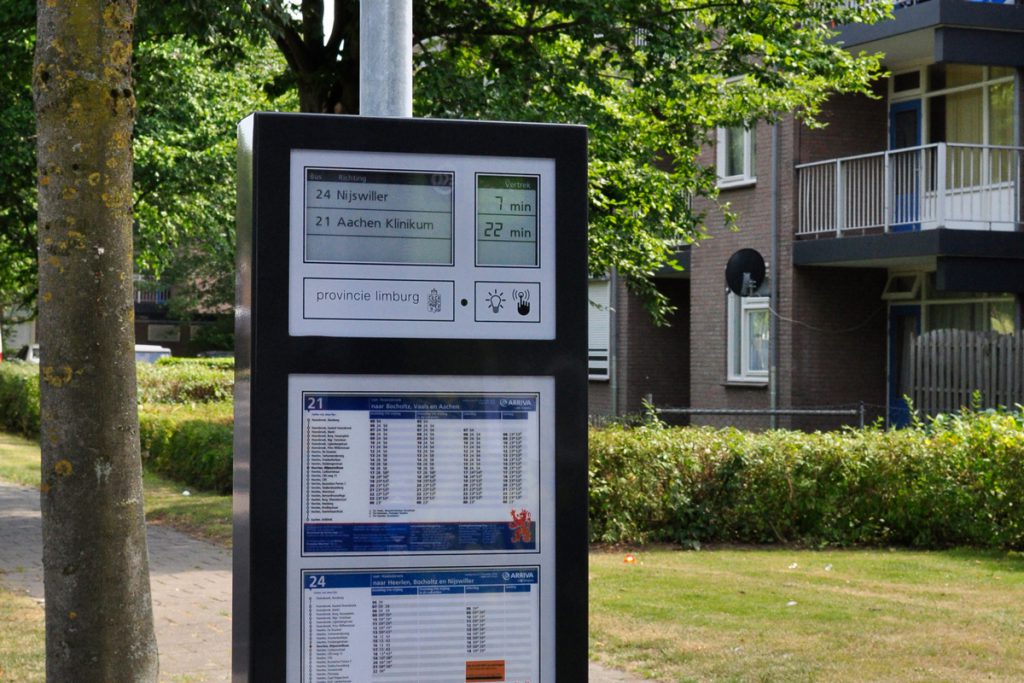 E-ink display in het veld